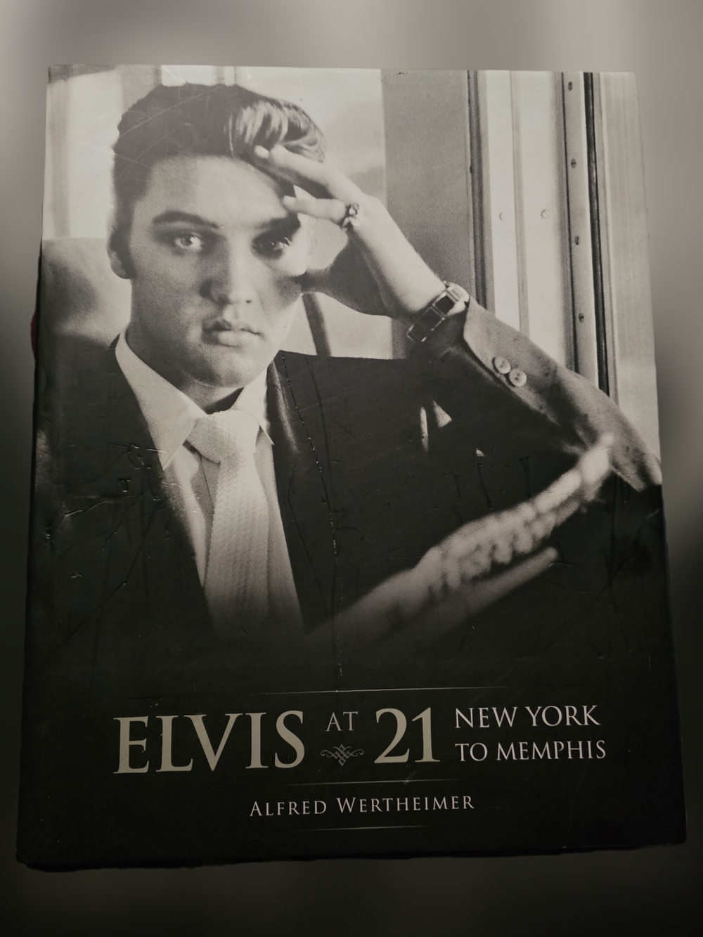 ELVIS AT 21 Hardcover Coffee Table Book - Black & White